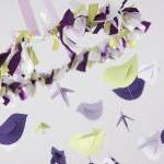 Purple Lavender Green Bird ..
