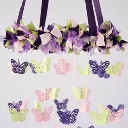 Crib Mobile- Butterfly Mobile, Baby Shower Gift, Photographer Prop